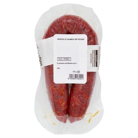 Salsiccia di Calabria DOP Piccante Il Viaggiator Goloso